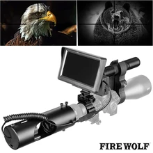 4,3-дюймовый прицел ночного видения охотничий наружный оптический прицел тактический дневной ночной режим цифровой инфракрасный монитор заполняющий светильник 4,3-дюймовый прицел ночного видения охотничий наружный оптический прицел тактический дневной ночной режим цифровой инфракрасный монитор заполняющий светильник