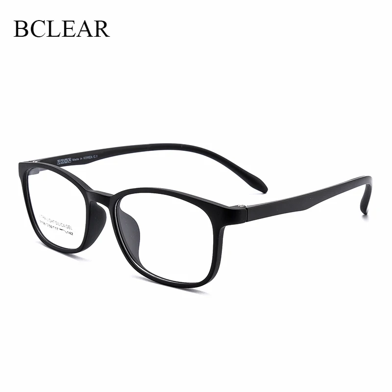 

BCLEAR Ultralight Square Small Face Glasses Frame TR90 Men and Women Brand Designer Prescription Optical Frames High Quality Hot