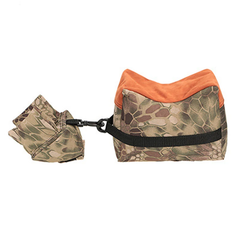 Охотничья снайперская стрелковая сумка передняя и задняя Сумка с песком поддержка наружная фотография охотничья мишень подставка Военный Пистолет Аксессуары - Цвет: Python