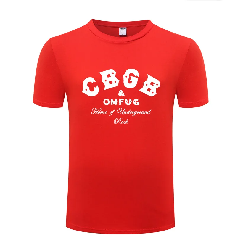 Punk Rock Music CBGB Printed Men T Shirt Hip Hop T Shirts Men Cotton Short Sleeve Male Tshirt Streetwear Tee Shirt Homme Funny