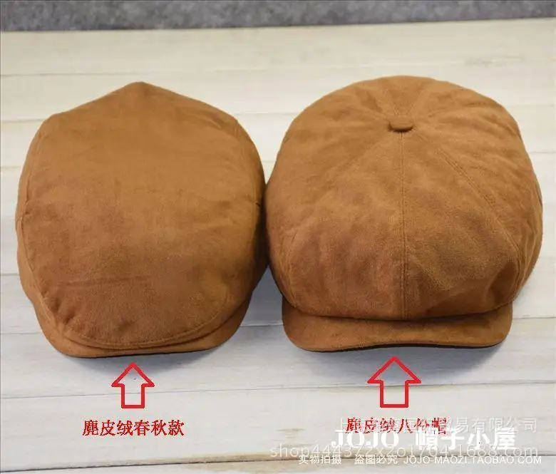 Male Plus Size Ivy Hat Big Head Man Spring Summer and Autumn Newsboy Cap Linen Beret Caps Winter Wool Flat Caps 55-59cm 60-61cm