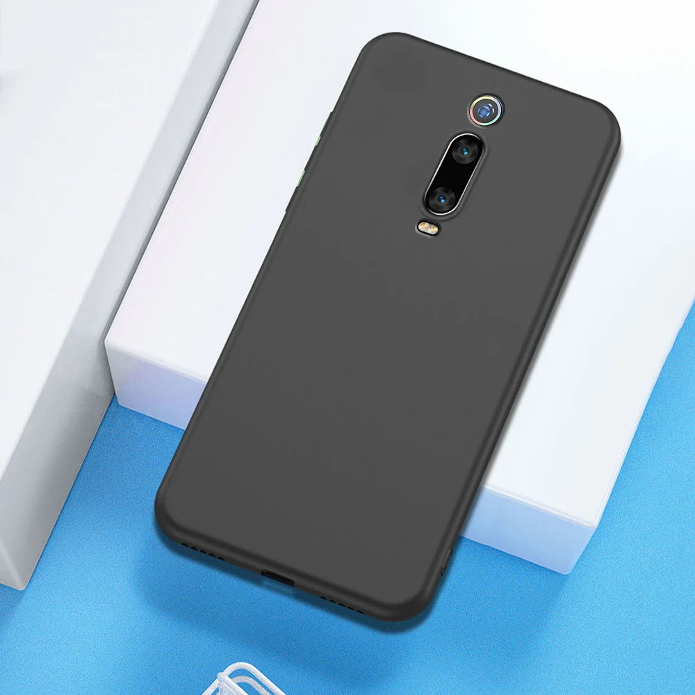 Чехол для Xiaomi mi 9T Red mi K20 Pro, Мягкая силиконовая задняя крышка для Xiaomi mi 9 8 SE Lite Red mi Note 8 7 Pro 6A 7A 8A K30 5G, чехол - Цвет: Черный