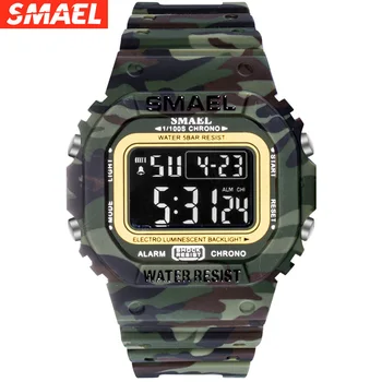 

SMAEL 1801 Colorful Digital Men Watches Casual LED Wristwatch 30M Waterproof Man Watch Clock Male relojes hombre 2020 News