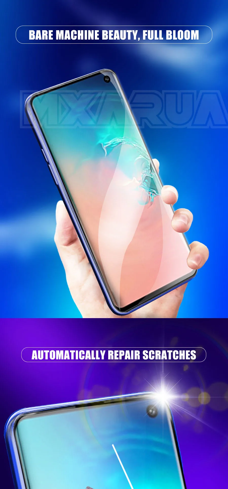 100D Защита экрана для samsung Galaxy Note10 S9 S8 S10 Plus S10e Lite Полное покрытие samsung Note 8 9 S7 Edge мягкая пленка не стекло