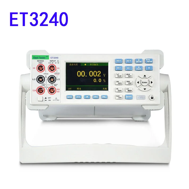 ET3240 автоматический 22000 отсчетов настольный цифровой мультиметр с 3 5 дюймовым TFT