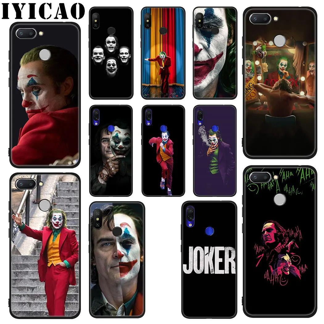 

Joker Joaquin Phoenix Movie Soft Silicone Case for Xiaomi Redmi 4A 4X 5A 5 Plus K20 6 Pro 6A 7A 8A 7 S2 Go TPU Case