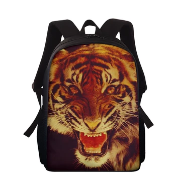 

HYCOOL 15 Inch Backpack 3D Animal Tiger Print Women Men Unisex Laptop Book Bag Teenager Boys Girls Stylish Fashion School Bag