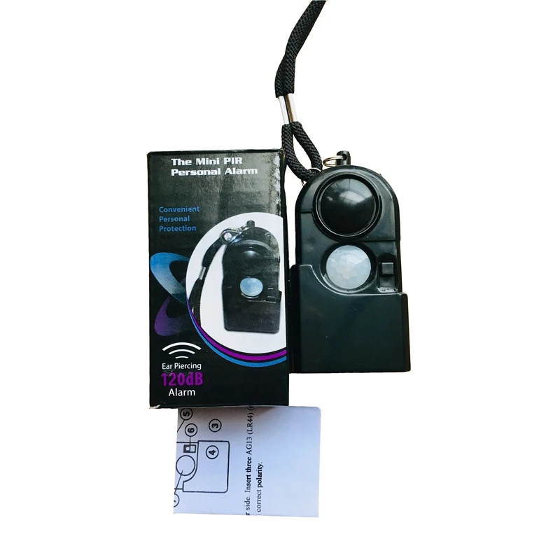 Отдых на природе охранной сигнализации 120dB Путешествия Мини Инфракрасный датчик