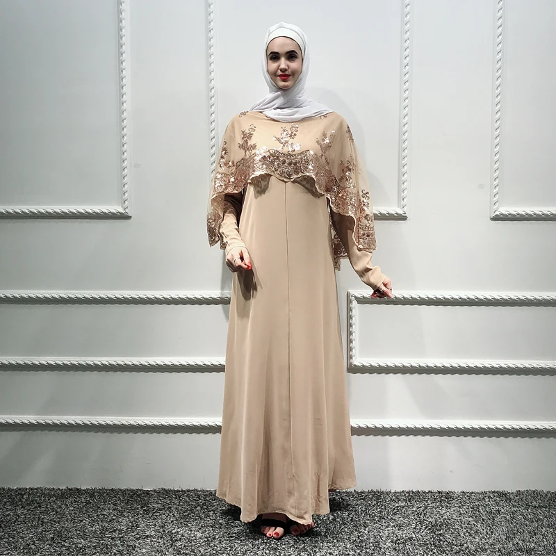 Шаль блесток abaya Дубай турецкий хиджаб мусульманское платье Ислам Абая для женщин jilбаб вечерние платья кафтан ислам ic одежда