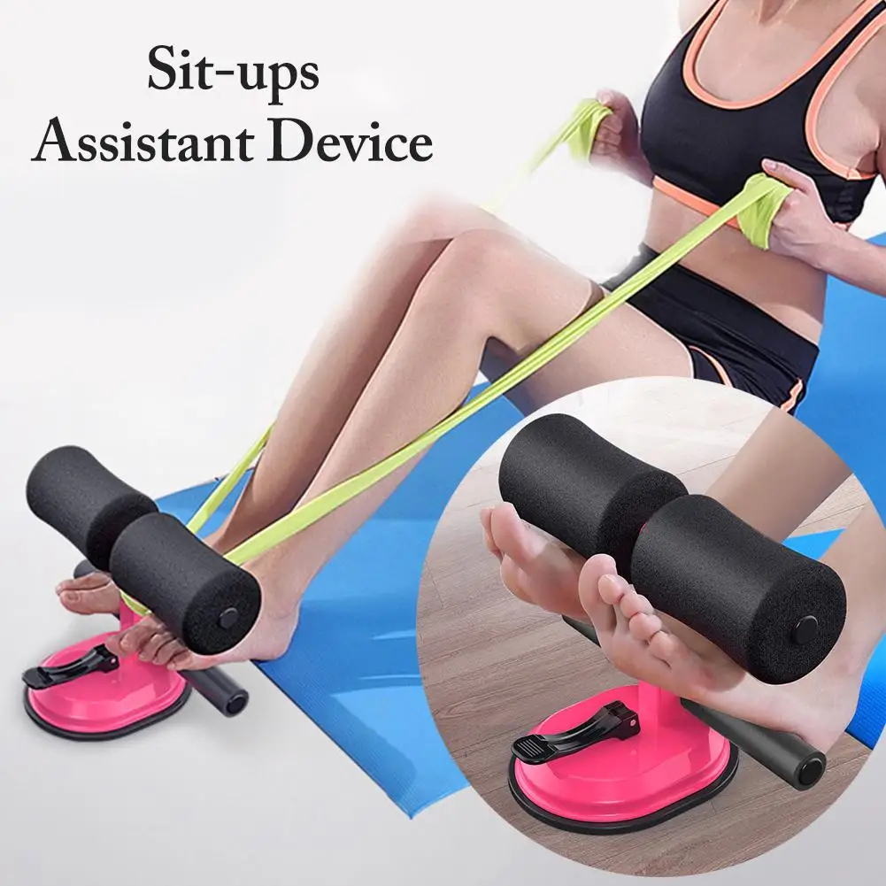 

Sit Up Assistant Abdominal Core Workout Fitness Adjustable Sit Ups Exercise Equipment Portable Situp Suction Home Gym