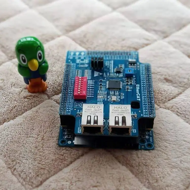 Макетная плата Ethernet обучающая STM32F407/ET1100/LAN9252/AX58100 основная плата|Детали и