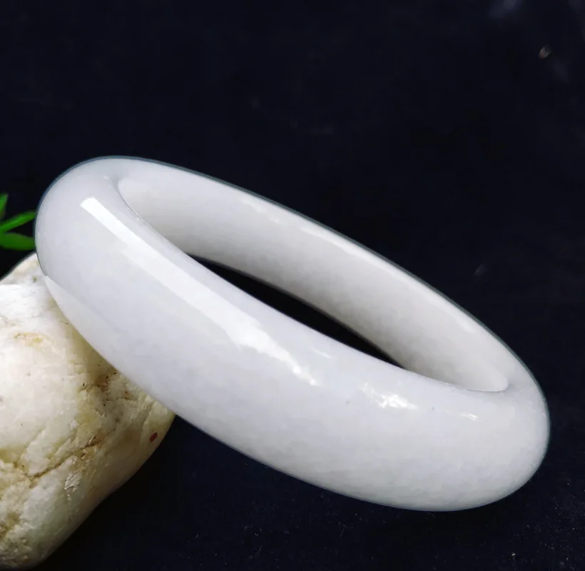 Sichuan white jade bracelet Afghan white marble Bracelet  QUARTZ  Bangles  Women