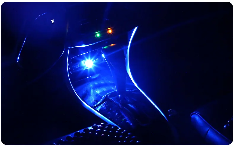 Yituancar 1 шт./компл. RGB USB светодиодный мини-модель автомобиля источник освещения салона авто музыка Голосовое управление декоративное атмосферное освещение