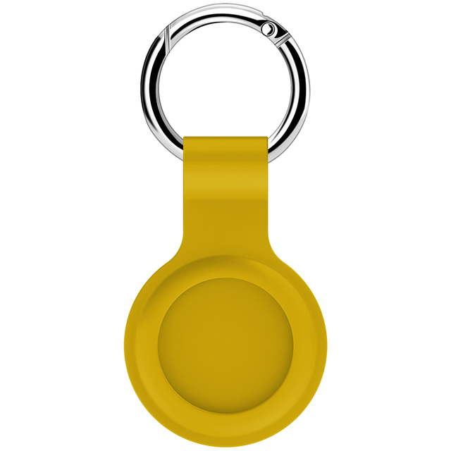 Hot Key Ring For Apple Airtag Liquid Silicone Protective Keychain Case for Airtag Locator Tracker Anti-lost Device Cover