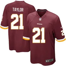 Men New high quality Washington Sean Taylor Redskins red jersey