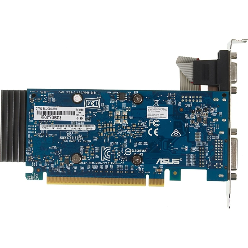 Видеокарта ASUS nVidia GeForce GT 710, GT710-SL-2GD5-BRK