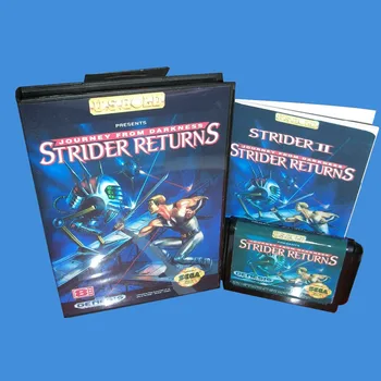 

Strider II - Strider Returns With Box And Manual 16bit MD Game Card For Sega Mega Drive For Genesis
