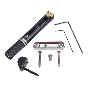 

Zinc Alloy Round Stick Bridge Set for 5 Strings Headless Electric Bass