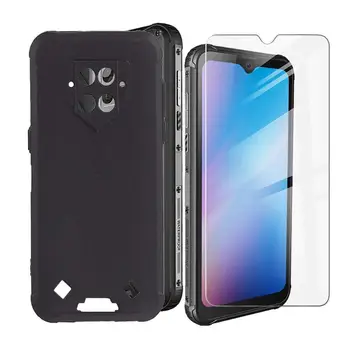 

For Blackview BV9800 Case Glass Luxury Soft TPU Phone Case With Tempered glass For Blackview BV9800 Pro Cases 6.3''