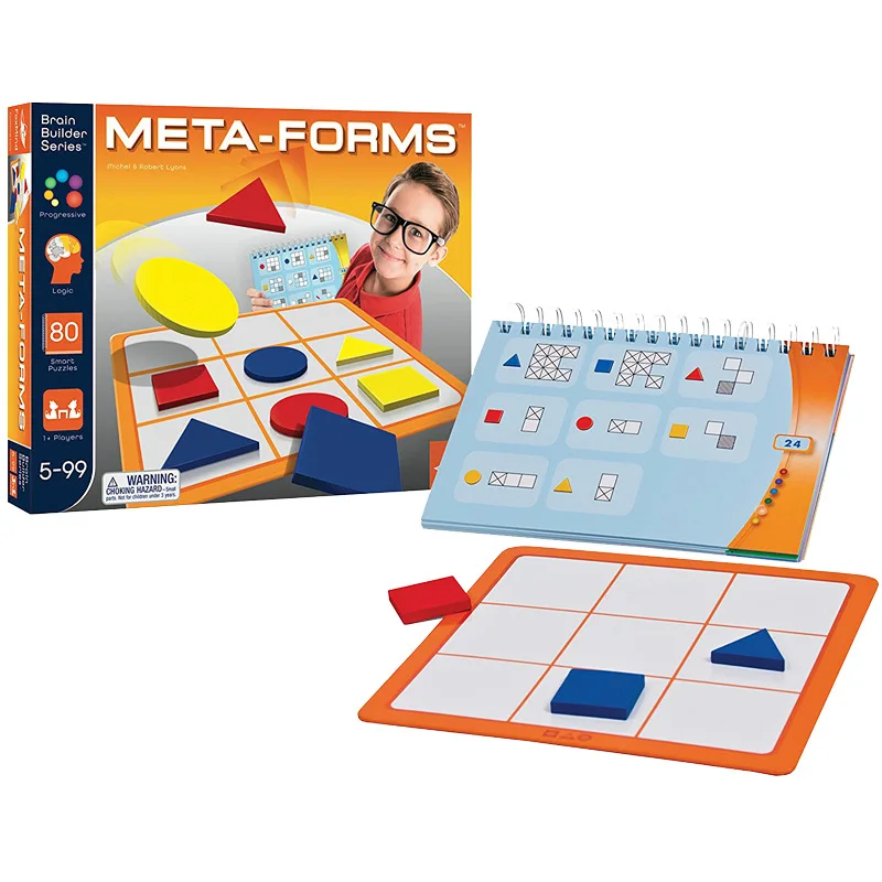 Stem детская развивающая настольная игра foxmind zhi hui fang zhou Meta Forms Математика логическое мышление игрушка