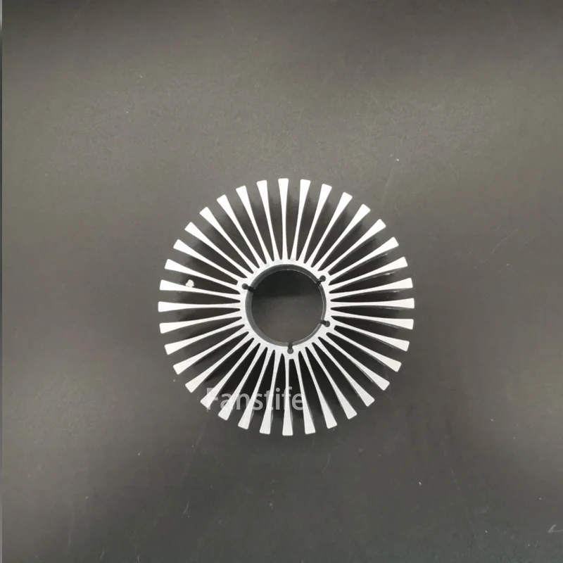 100mm LED Track Light Housing Radiator 10-15w Aluminum Led Heatsink