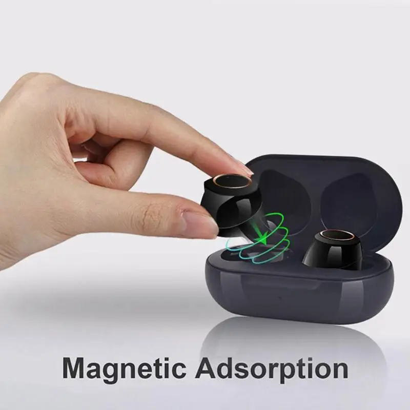  1 Pair USB Rechargeable Mini In Ear Adjustable Tone Sound Amplifier Portable Invisible Hearing Aids