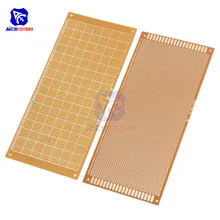 Diymore-Placa de papel de baquelita, prototipo de placa de papel, PCB, Universal, experimento, matriz de un solo lado, 10x22cm, 10x22CM