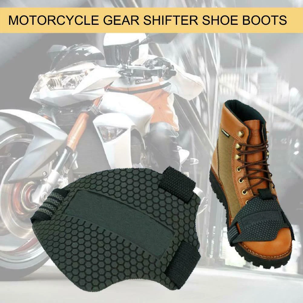 

Motorbike Rubber Shoe Cover Foot Riding Accessories Gear Change Shift Boots Protector Guard Strap Protective Non Slip Motorcycle