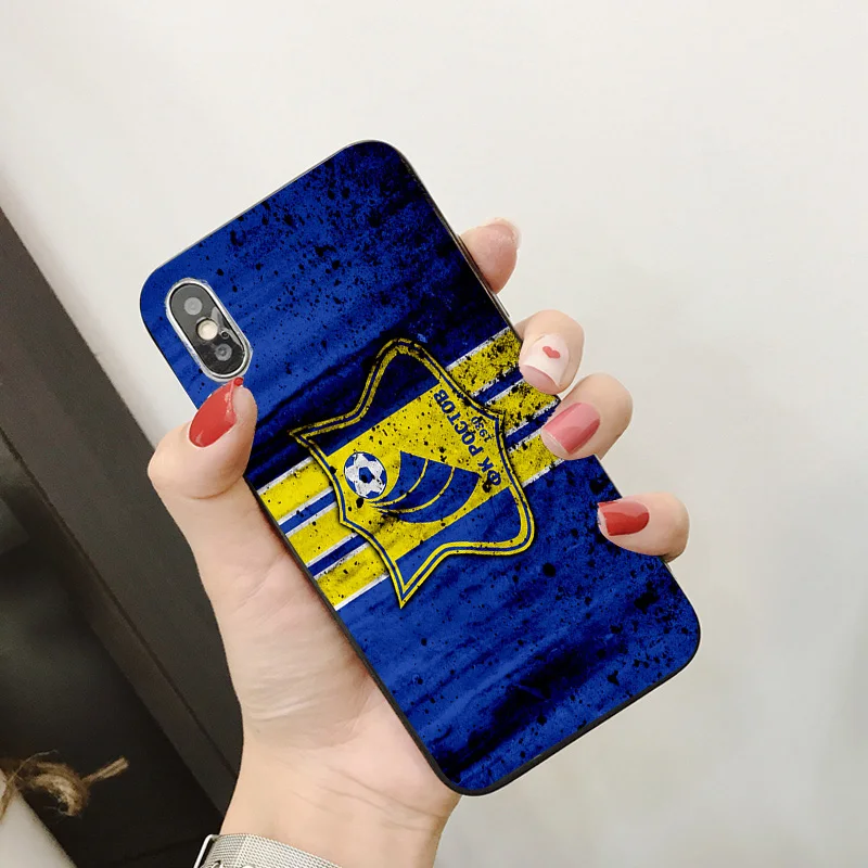 Чехол для телефона Shomurodov чехол для iphone DIY для Rostov FC чехол черный мягкий TPU для iphone 11Pro X XR XS MAX 7 8 7plus 6 6S 5S SE 5