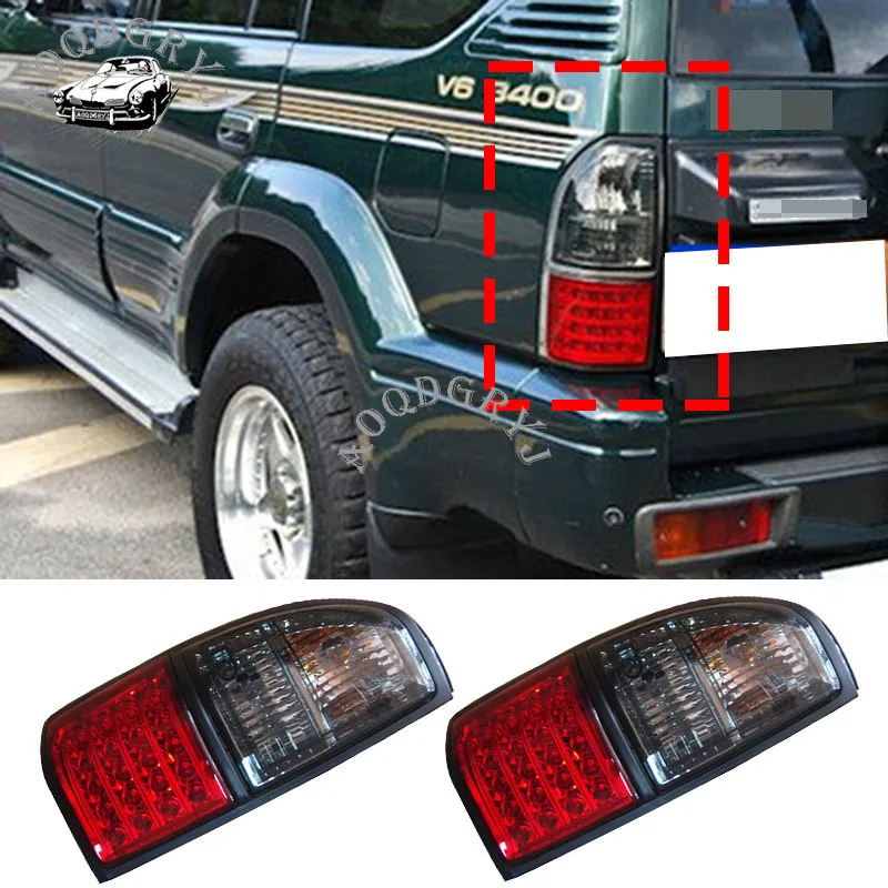 

Car modification Accessories 1 pair For Toyota Land Cruiser Prado FJ90 LC90 3400/2700 1998-2002 LED Rear Tail brake light Assy