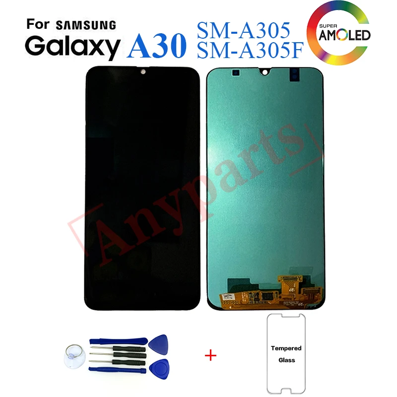 ЖК-дисплей для Samsung galaxy A30 A305/DS A40 405F A50 A505F сенсорный экран дигитайзер в сборе