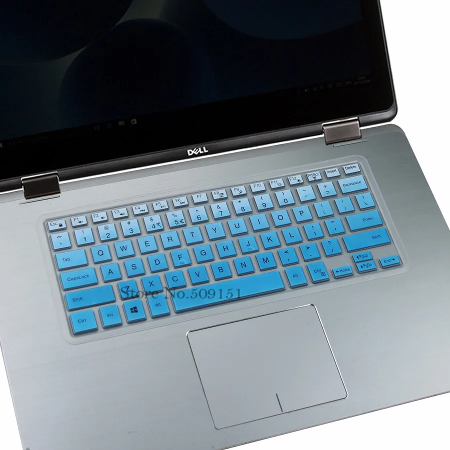 Силиконовая для ноутбука с клавиатурой, Защитная пленка для ноутбука DELL XPS 15 9570 15-9570 XPS15 15," XPS 15-9550 9560 9570