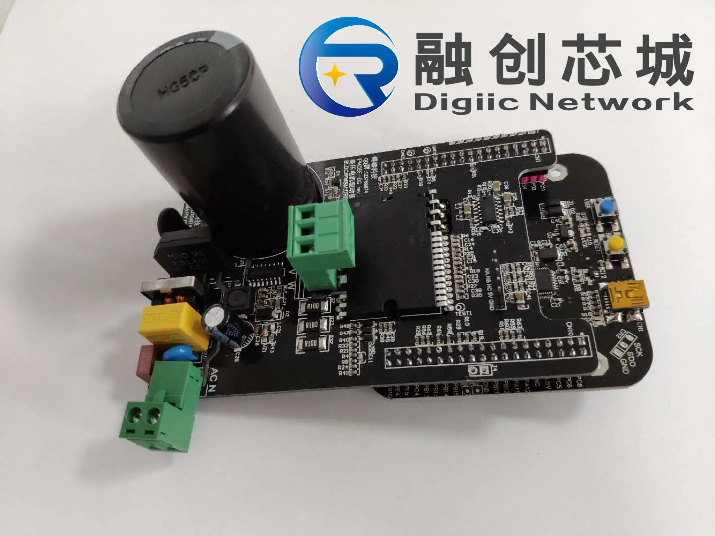 Домашняя STEVAL-IPM05F 3Sh плата: FOC контроль 400 V/8A неиндуктивный/Sense Hall/энкодер