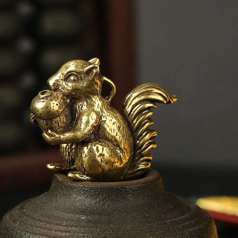 Squirrel Nut Car Keychain Pendant (7)