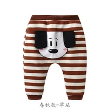 Детские штаны, Тонкие штаны-шаровары на весну и осень для малышей, штаны на подгузник, верхняя одежда из чистого хлопка для детей 1, 3 лет, Большие Штаны-шаровары