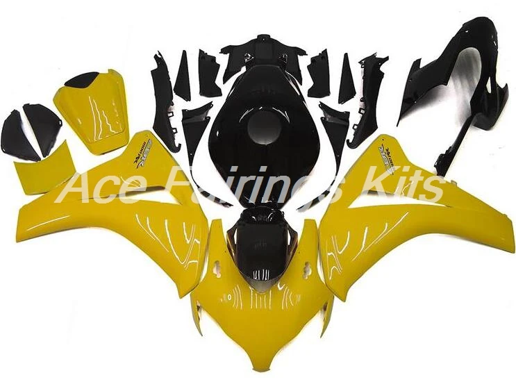 

TOP (Injection mold) New ABS Full Fairing Kit 100% Fit For Honda CBR1000RR 08 09 10 11 2008 2009 2010 2011 yellow black
