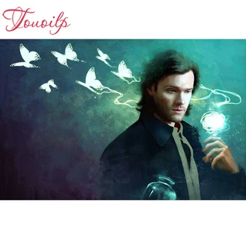 

TOUOILP supernatural full square&round Diamond Painting Decorative Picture of Rhinestone Mosaic Cross Stitch Diamond Pattern Diamond Embroidery