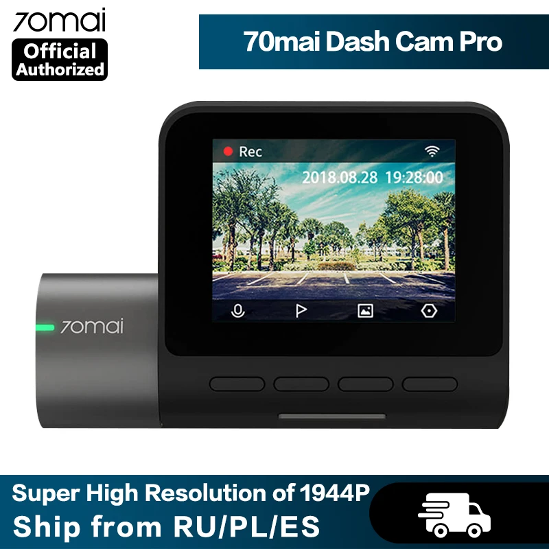 Видеорегистратор 70mai Dash Cam Pro 1944P HD GPS Wi Fi голосовое управление|Видеорегистраторы| |