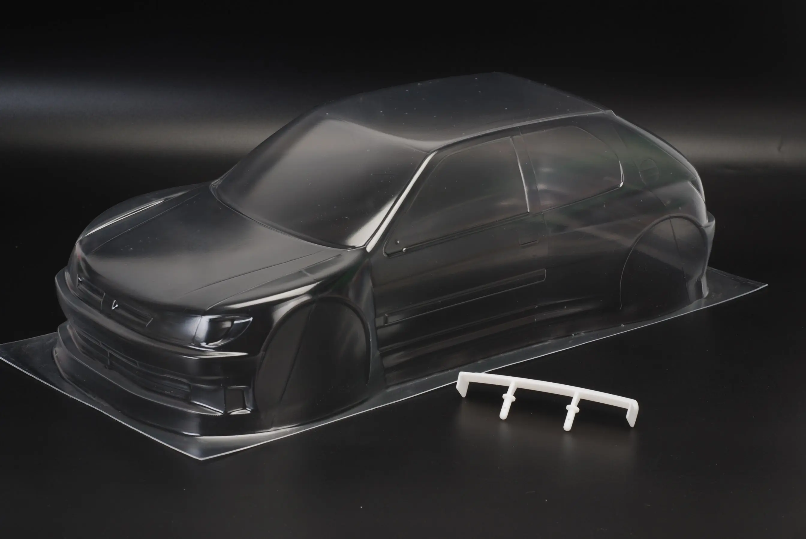 1/10 на дороге WRC ралли тело прозрачный корпус с задним крылом 190 мм для TAMIYA KYOSHO HPI