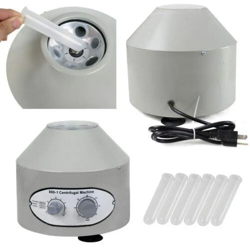 Desktop Low Speed Electric Medical Laboratory Plasma Separator Centrifuge Machine with Timer Control Lab Rotor 800-1