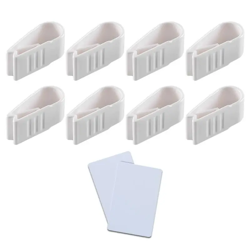 8pcs Comforter Quilt Blankets Fastener Clip Non-Slip Bed Cover Duvet Sheet Fixer - Цвет: Белый