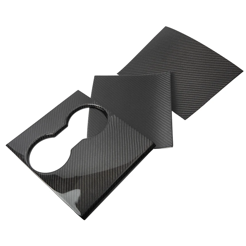 Heenvn Model3 Car Center Console Protective For Tesla Model 3 Real Carbon Fiber For Tesla Model Y Interior Accessories Three New