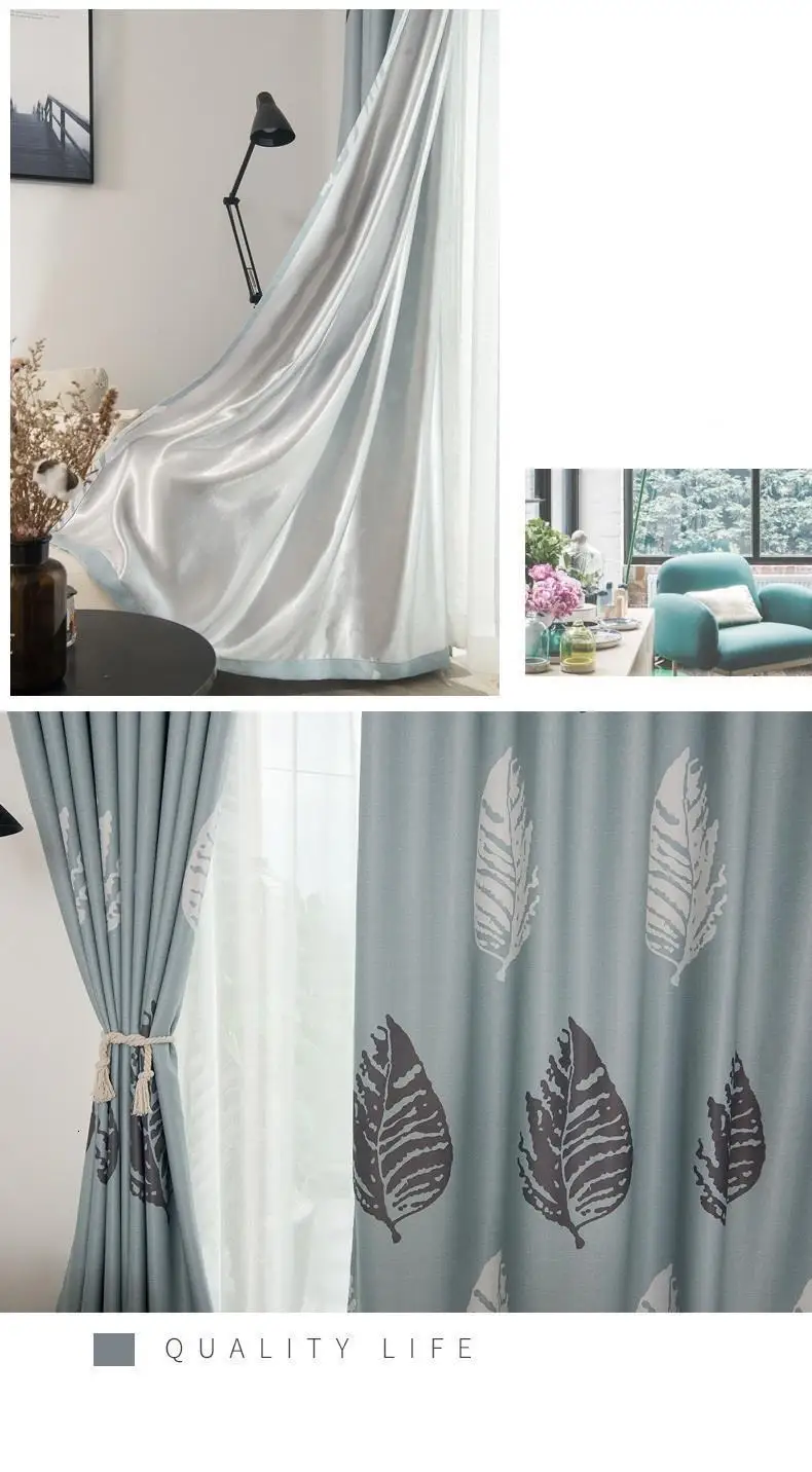 Voilage Fenetre затемненные Роскошные Firanki Na Okno Vorhang Rideau Zaslony Pour Le салон для гостиной Rideaux Cortinas шторы