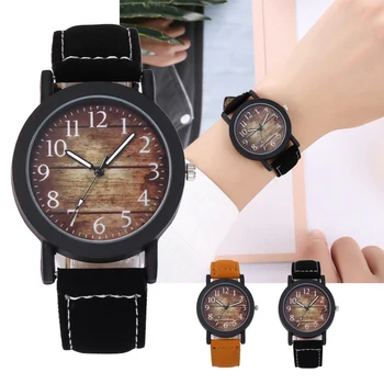 

New Women's Watch Fashion Minimalist Retro Leisure Watches Classic Quartz Leather Wristwatch Band Ladies Gift Watch reloj mujer
