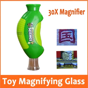 

Hot! 30X Toy Child Children Student Handheld School Educational Magnifier Bug Insect Observation Viewer Magnifying Glass Loupe