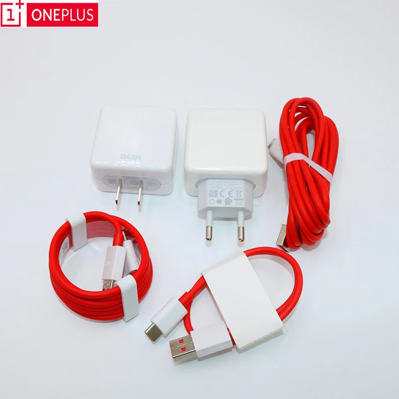 

Original Oneplus 1+ 6 dash charger and cable for 7 pro 6T 5 5T 3 3T 5V 4A One plus plug for VOOC OPPO Reno 10x zoom R17 R17S