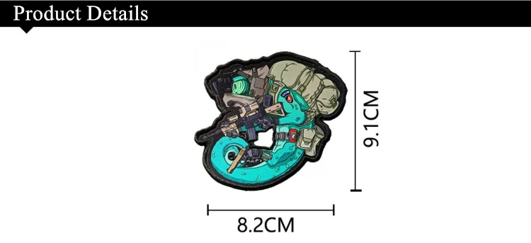 Тактическая нашивка с мистическим воином, хамелеон, штурмовик, дезерты, джунгли, операторы на липучке, боевой знак, военные нашивки для одежды