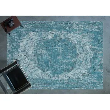 

Apex Epic 4 'x 6' Chenille Blue Area Rug