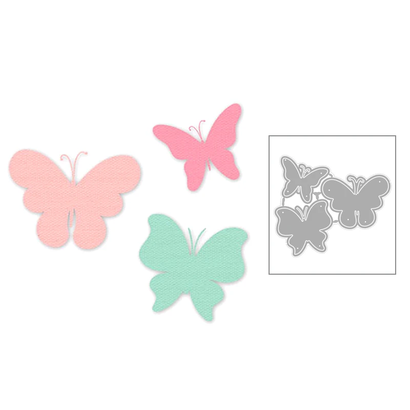 2020 New Insect Animal Butterfly Silhouette Metal Cutting Dies For Cut DIY Scrapbooking Card Paper Photo Album Making no stamps | Дом и сад