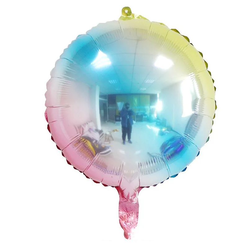 Градиентный цвет 4D диско Гелиевый шар с днем рождения воздушные шары для свадьбы вечеринки украшения воздушный шар реквизит для фотосессии детский душ дети